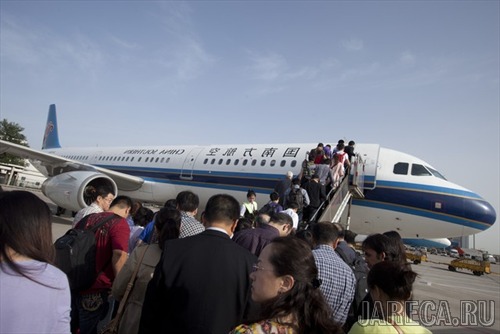 Самолет, следовавший из Гуанчжоу